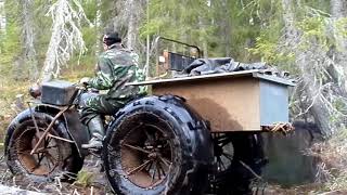 Трехколесные каракаты в лесу