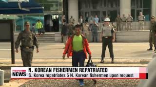 South Korea repatriates North Korean fishermen