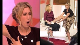 Stacey Solomon unveils her hairy armpits and legs