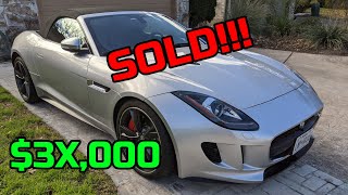 I SOLD my TURO JAGUAR F-TYPE S ONLINE - CarMax, Carvana, Vroom Apprasials