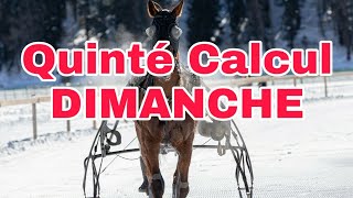 PRONOSTIC PMU QUINTÉ DIMANCHE 2 FÉVRIER 2020