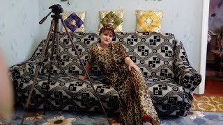 Как  сшить  шифоновое летнее  платье. Сшила  шифоновое  леопардовое  платье.