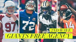 New York Giants Free Agency Second Wave | New York Giants Free Agent Signings.