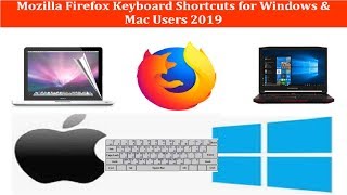 Mozilla Firefox Keyboard Shortcuts for Windows & Mac Users 2019 (PPT)