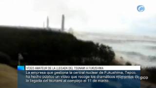 Vídeo amateur de la llegada del tsunami a Fukushima
