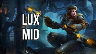 League of Legends - Steel Legion Lux Mid  - Full Game Commentary
