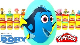Ovo Surpresa Gigante de Procurando Dory em Português Brasil Massinha Play Doh