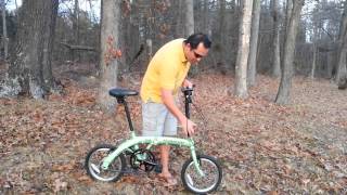 Downtube mini Travel Folding Bike Features