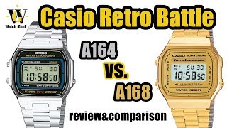 Casio A164 and A168 - review and comparison (and how to tell a fake)