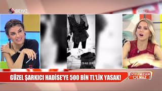 Hadise'nin dekolteli pozları olay oldu! 500 bin TL’lik yasak geldi