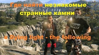 Где найти незнакомые странные камни в DLC the following в Dying light # 1