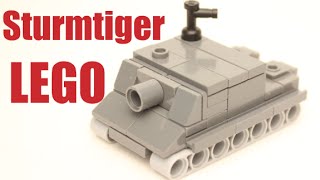 Sturmtiger micro lego tank