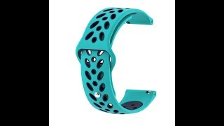Распаковка. Силиконовый двухцветный ремешок для Xiaomi Amazfit Bip