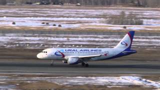 Airbus A319 112 VP BTF Ural Airlines Takeoff RWY25 UNNT