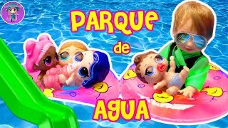 El Tobogán ACUÁTICO de las LOL Surprise casero | Videos de Barbie y muñecas LOL Surprise