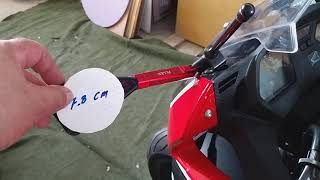 Retrovisor esportivo tipo rizoma tá proibido