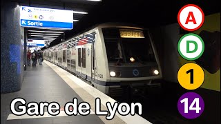 RER and Metro at Gare de Lyon station