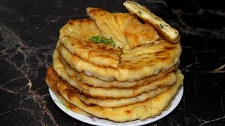 Паланички/ лепёшки с творогом и зеленью