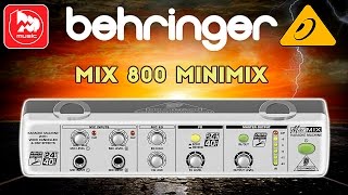 BEHRINGER MIX 800 MINIMIX - караоке-процессор (удаление вокала, реверберация)