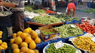 Market day in Alanya /  Bazaar  2017