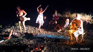 Лисья бухта. Лиска.  Крым. 2017. Fox Bay Band. Ноль, - человек и кошка.