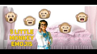 Five Little Monkeys Jumping On The Bed - Baby Nursery Rhymes Song