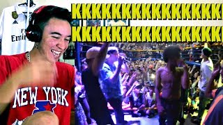 Nicolas Walter, Krawk e Kant x César, Dudu  e Araps - SEMIFINAL - BATALHA DE TRIO(REACT/ANALISE)