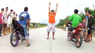 RAIDER METHANOL vs SNIPER UNLEADED drag racing suzuki yamaha