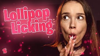 ASMR Lollipop Licking, Kissing, No Crushing - ? #ASMR #Relaxing 11/100