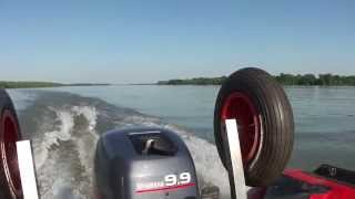 2005 Quicksilver 380 HD - 2002 Yamaha 9.9HP 2 stroke part 3