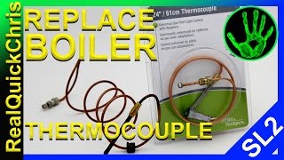how to change the thermocouple on a boiler and how to light a pilot light