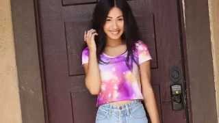Week Outfits from Eva! Get the Riveted Blue Velvet Shorts styled!!