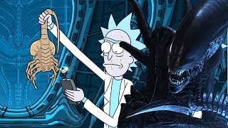 Alien Covenant - Rick And Morty Explain Facehugger Weakness