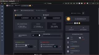 bitsler Grinding Up The Faucet Part 1! 0.00000300+ dice winning strategy revealed medium risk