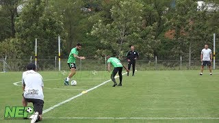 ¡El verde del profe Osorio entrena a toda maquina!..