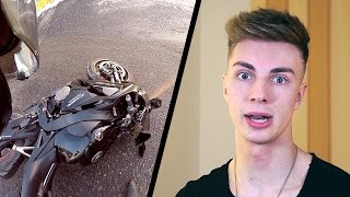 ROZBIL JSEM SE NA MOTORCE + CRASH VIDEO!