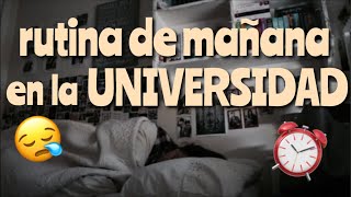 rutina de mañana en la universidad | clases por la tarde | estudiante de derecho