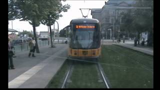 Straßenbahn Dresden Linie 8 Südvorstadt   Hellerau