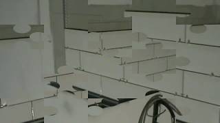 Плитка Кабанчик, под кирпичную кладку на кухне. Заусовка. Часть 3.