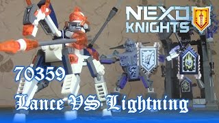 [ОБЗОР ЛЕГО] NEXO KNIGHTS 70359 Ланс против Монстра-Молнии