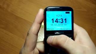 Обзор телефона для пожилых людей Uniwa V808G