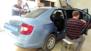 SKODA RAPID. ТОНИРОВКА. АВТОСТЕКЛО ИВАНОВО.