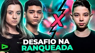 DUO VS SQUAD? DESAFIO NA RANQUEADA DE FREE FIRE FT. THURZIN E SHARINN