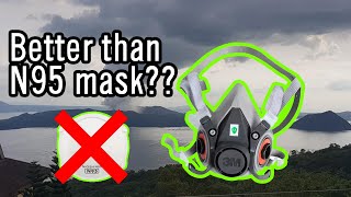 Taal Eruption: N95 Mask replacement (3m 6200) Unboxing and Review