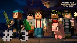 Девичье прохождение Minecraft Story Mode: Episode 1 на русском  Серия 3