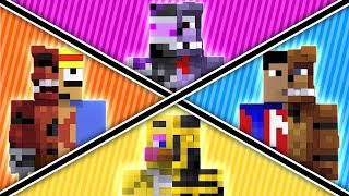 ¡NOS CONVERTIMOS EN ANIMATRONICOS FIVE NIGHTS AT FREDDY'S! | MINECRAFT TROLL