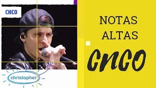 CNCO || NOTAS ALTAS EN CANCIONES ????