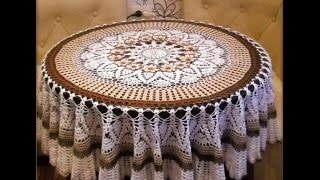 Роскошные скатерти на стол любой формы  Фото