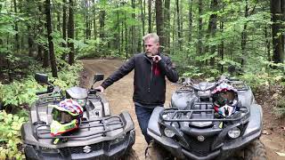 Yamaha VS Suzuki 700 cc class atv shootout