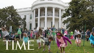 President Trump, First Lady Melania Participates In The Annual Easter Egg Roll At White House | TIME